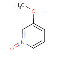 14906-61-7 3-Methoxypyridine-1-oxide chemical structure