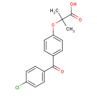 42017-89-0 Fenofibric acid chemical structure