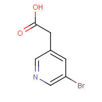 39891-12-8 5-Bromo-3-pyridylacetic acid chemical structure