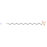 15015-81-3 1-Hexadecanesulfonic acid sodium salt chemical structure