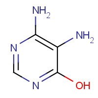 1672-50-0 4,5-Diamino-6-hydroxypyrimidine chemical structure