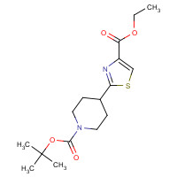 365413-31-6 tert-Butyl-4-[4-(ethoxycarbonyl)-1,3-thiazol-2-yl]-piperizine-1-carboxylate chemical structure