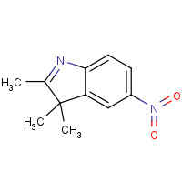 3484-22-8 5-Nitro-2,3,3-trimethylindolenine chemical structure