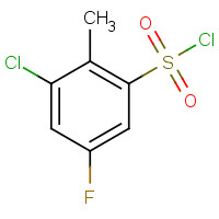 306937-30-4 3-Chloro-5-fluoro-2-methylbenzenesulfonyl chloride chemical structure