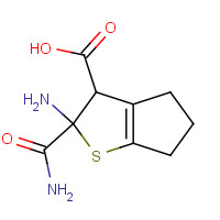 77651-38-8 2-Amino-5,6-dihydro-4H-cyclopenta[b]thiophene-3-carboxylic acid amide chemical structure