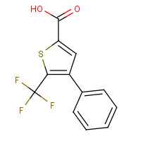 208108-76-3 4-Phenyl-5-(trifluoromethyl)thiophene-2-carboxylic acid chemical structure
