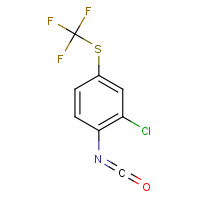 55225-89-3 2-Chloro-4-(trifluoromethylthio)phenyl isocyanate chemical structure