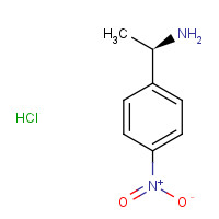 57233-86-0 (R)-alpha-Methyl-4-nitrobenzylamine hydrochloride chemical structure