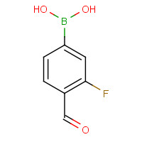 248270-25-9 3-Fluoro-4-formylbenzeneboronic acid chemical structure
