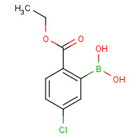 871329-55-4 5-Chloro-2-(ethoxycarbonyl)phenylboronic acid chemical structure