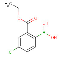 850568-61-5 (4-Chloro-2-ethoxycarbonyl)benzeneboronic acid chemical structure