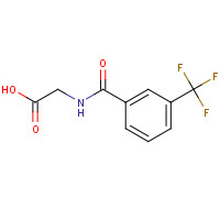 17794-48-8 2-[3-(Trifluoromethyl)benzoyl]aminoacetic acid chemical structure