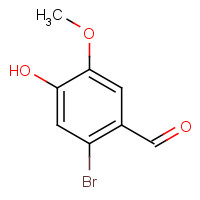 60632-40-8 2-Bromo-4-hydroxy-5-methoxybenzaldehyde chemical structure