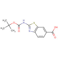 225525-50-8 2-N-Boc-aminobenzothiazole-6-carboxylic acid chemical structure