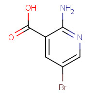 52833-94-0 2-Amino-5-bromonicotinic acid chemical structure