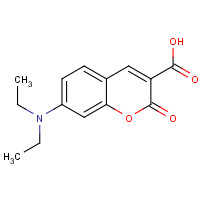 50995-74-9 7-Diethylamino-2-oxo-2H-chromene-3-carboxylic acid chemical structure