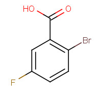 394-28-5 2-Bromo-5-fluorobenzoic acid chemical structure
