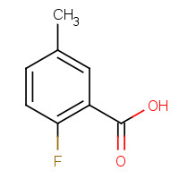 321-12-0 2-Fluoro-5-methylbenzoic acid chemical structure