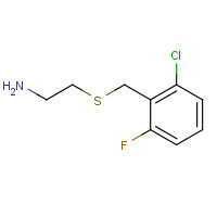 175136-76-2 2-(2-Chloro-6-fluorobenzylthio)ethylamine chemical structure