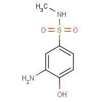 80-23-9 2-Aminophenol-4-sulfomethylamide chemical structure