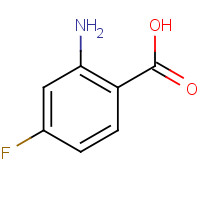 446-32-2 2-Amino-4-fluorobenzoic acid chemical structure