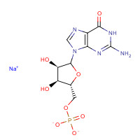 5550-12-9 Guanosine 5-monophosphate,disodium salt chemical structure