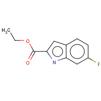 348-37-8 6-Fluoroindole-2-carboxylic acid ethyl ester chemical structure