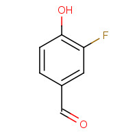 405-05-0 3-Fluoro-4-hydroxybenzaldehyde chemical structure