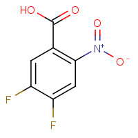 20372-63-8 4,5-Difluoro-2-nitrobenzoic acid chemical structure
