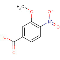 5081-36-7 3-Methoxy-4-nitrobenzoic acid chemical structure