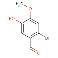 2973-59-3 2-Bromo-5-hydroxy-4-methoxybenzaldehyde chemical structure