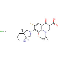 186826-86-8 Moxifloxacin hydrochloride chemical structure
