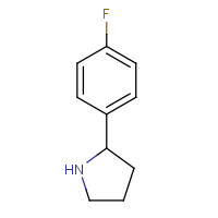 72216-06-9 2-(4-fluorophenyl)pyrrolidine chemical structure