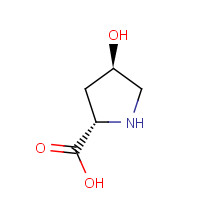 51-35-4 (2S,4R)-4-hydroxypyrrolidine-2-carboxylic acid chemical structure