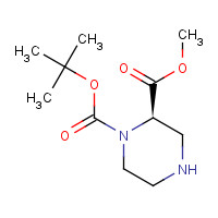252990-05-9 (R)-1-N-Boc-piperazine-2-carboxylic acid methyl ester chemical structure