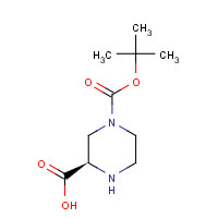 192330-11-3 (R)-1-Boc-piperazine-3-carboxylic acid chemical structure