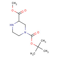129799-08-2 1-N-Boc-piperazine-3-carboxylic acid methyl ester chemical structure