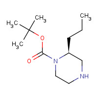 888972-67-6 (S)-1-Boc-2-propyl-piperazine chemical structure