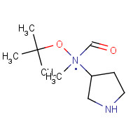 172478-00-1 3-(N-tert-Butoxycarbonyl-N-methylamino)pyrrolidine chemical structure