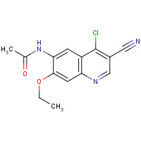 848133-76-6 4-chloro-3-cyano-7-ethoxy-6-N-acetylquinoline chemical structure