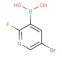 501435-91-2 5-bromo-2-fluoropyridin-3-ylboronic acid chemical structure