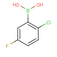 444666-39-1 2-chloro-5-fluorophenylboronic acid chemical structure