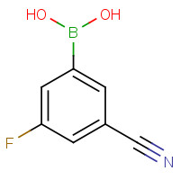 304858-67-1 3-cyano-5-fluorophenylboronic acid chemical structure