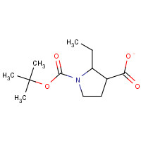 170844-49-2 ethyl-1-(tert-butoxycarbonyl)pyrrolidine-3-carboxylate chemical structure