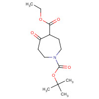 141642-82-2 Ethyl 1-boc-5-oxo-hexahydro-1H-azepine-4-carboxylate chemical structure