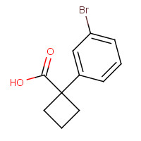 383-037246 1-(3-BROMOPHENYL)CYCLOBUTANECARBOXYLIC ACID chemical structure
