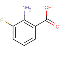 825-22-9 2-Amino-3-fluorobenzoic acid chemical structure