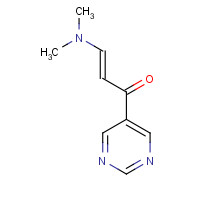 641615-34-1 (E)-3-(dimethylamino)-1-(pyrimidin-5-yl)prop-2-en-1-one chemical structure