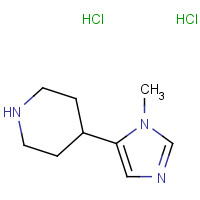 147960-50-7 4-(1-methyl-1H-imidazol-5-yl)-piperidine,dihydrochloride chemical structure