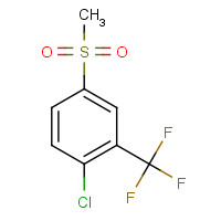4163-81-9 2-Chloro-5-methansulfonylbenzotrifluoride chemical structure